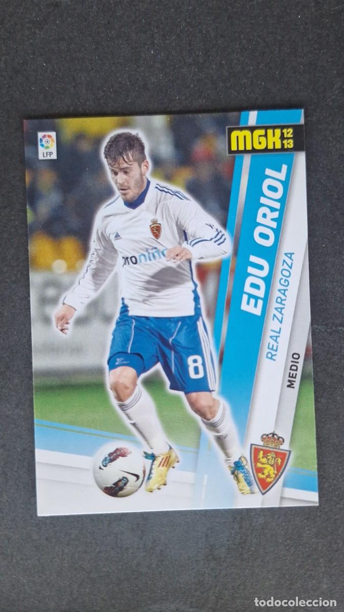 Cromos de f&uacute;tbol: L1 EDU ORIOL REAL ZARAGOZA 356 PANINI MEGACRACKS 2012 2013 12 13