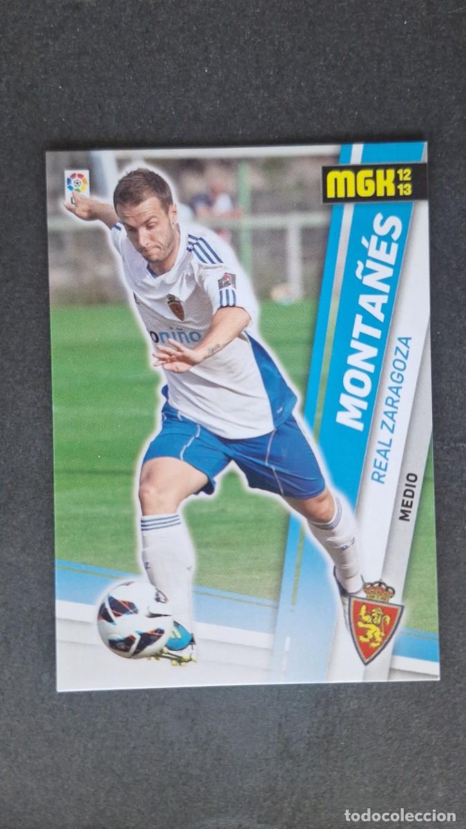Cromos de f&uacute;tbol: L1 MONTA&Ntilde;ES REAL ZARAGOZA 357 PANINI MEGACRACKS 2012 2013 12 13