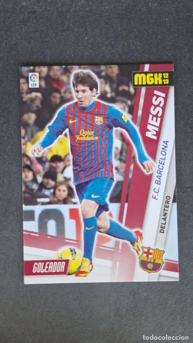 Cromos de f&uacute;tbol: L1 MESSI F. C. BARCELONA 52 PANINI MEGACRACKS 2012 2013 12 13