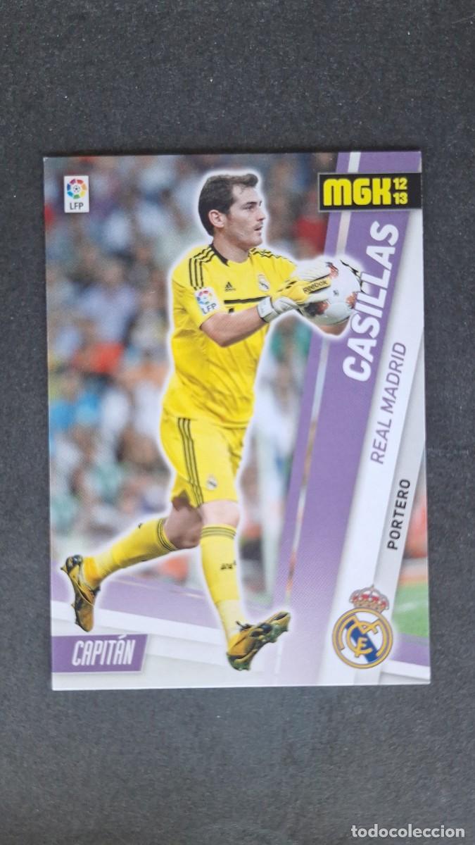 Cromos de f&uacute;tbol: L1 CASILLAS REAL MADRID 182 PANINI MEGACRACKS 2012 2013 12 13