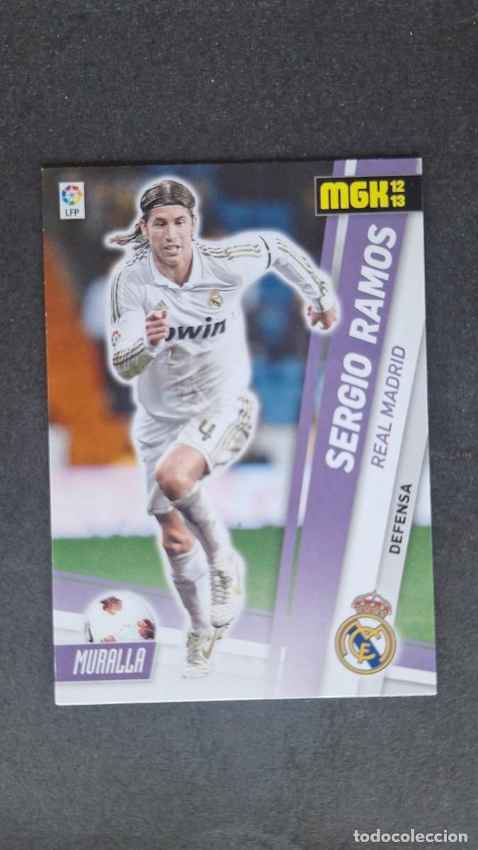 Cromos de f&uacute;tbol: L1 SERGIO RAMOS REAL MADRID 185 PANINI MEGACRACKS 2012 2013 12 13