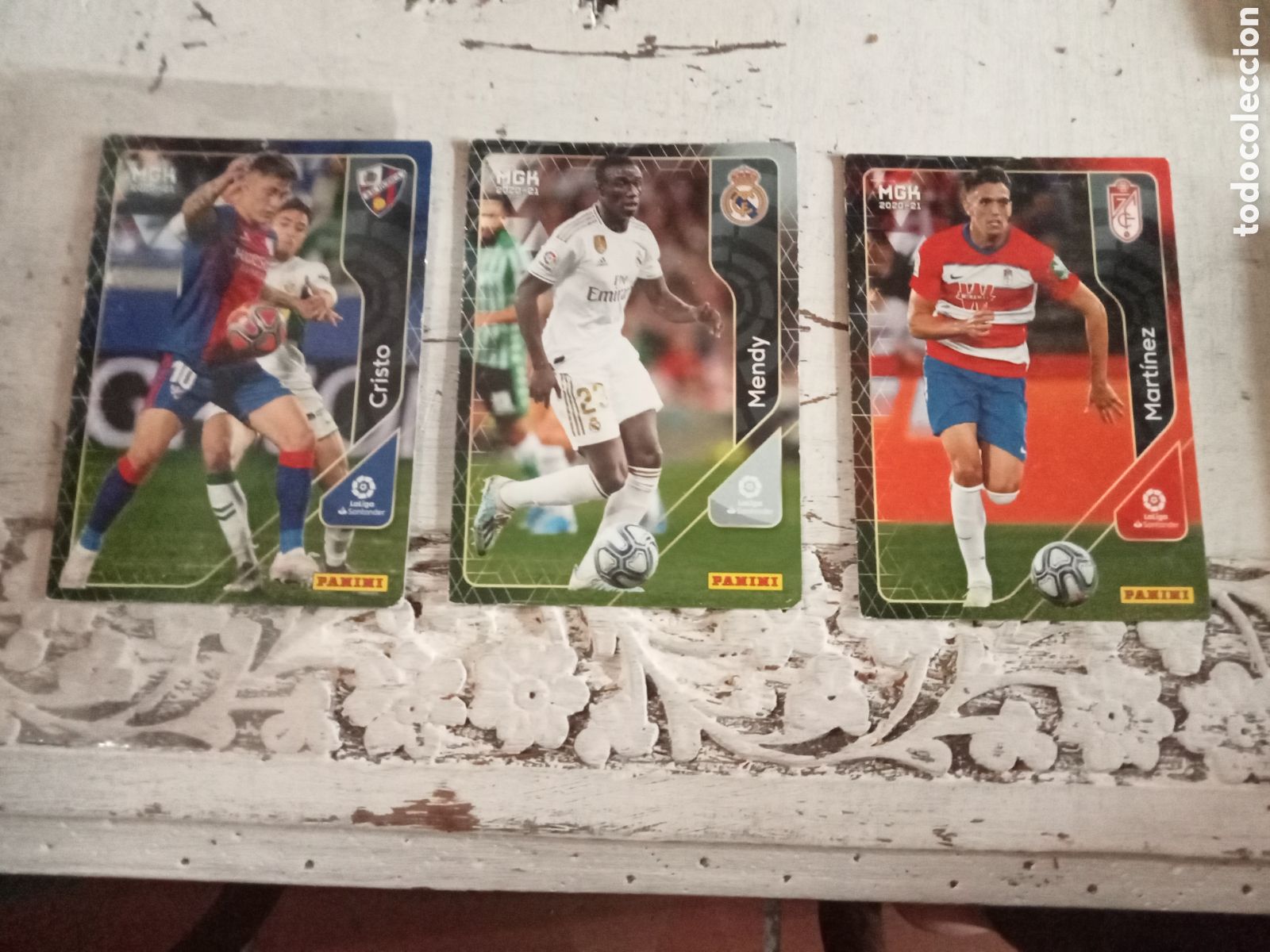 Cromos de f&uacute;tbol: 3 cromos mgk 2020-21