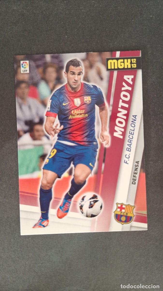 Cromos de f&uacute;tbol: L1 MONTOYA F. C. BARCELONA NUEVA FICHA 43 BIS PANINI MEGACRACKS 2012 2013 12 13