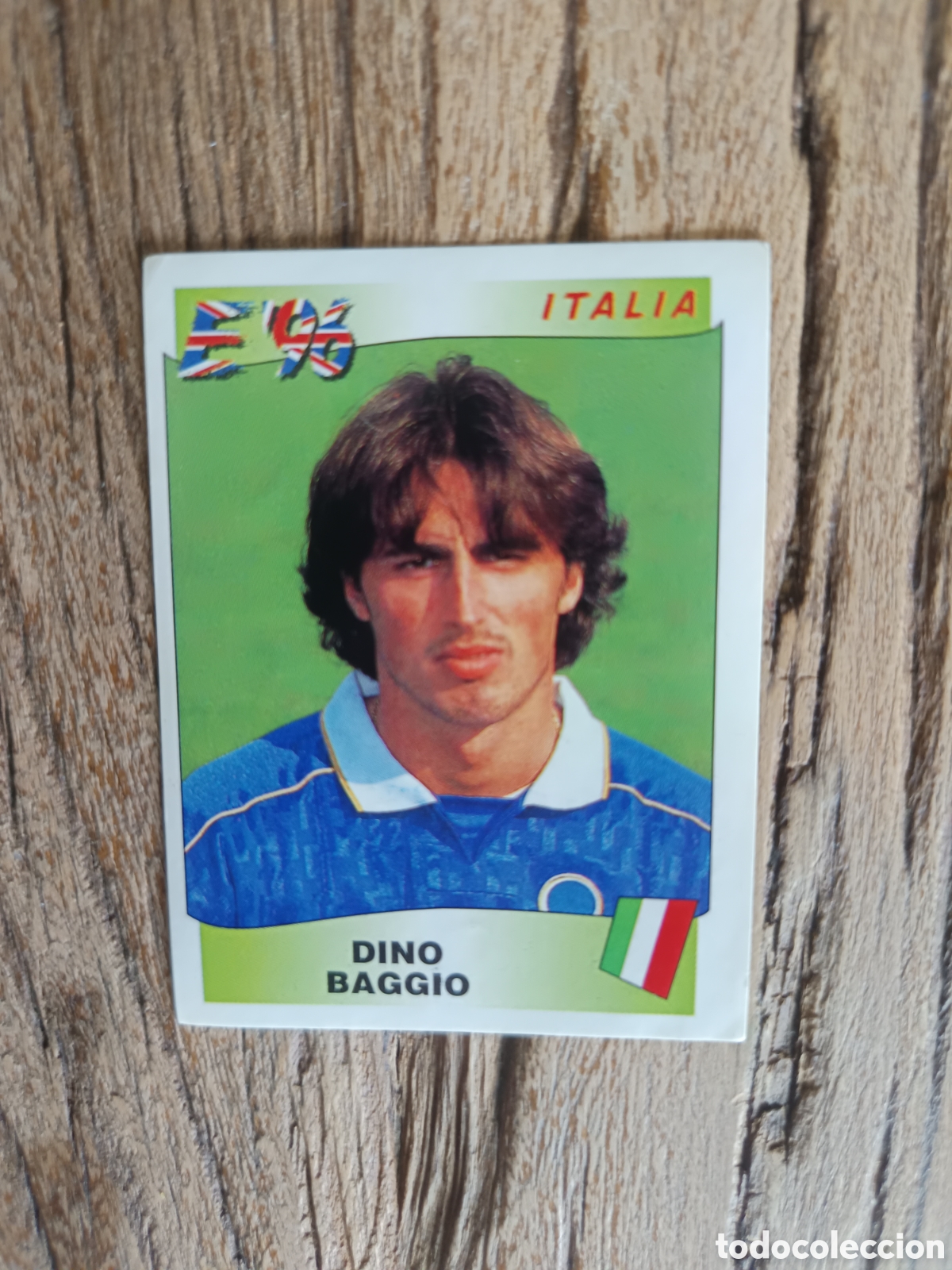 Cromos de f&uacute;tbol: Cromo sin pegar Panini Eurocopa 1996 Italia Dino Baggio 246