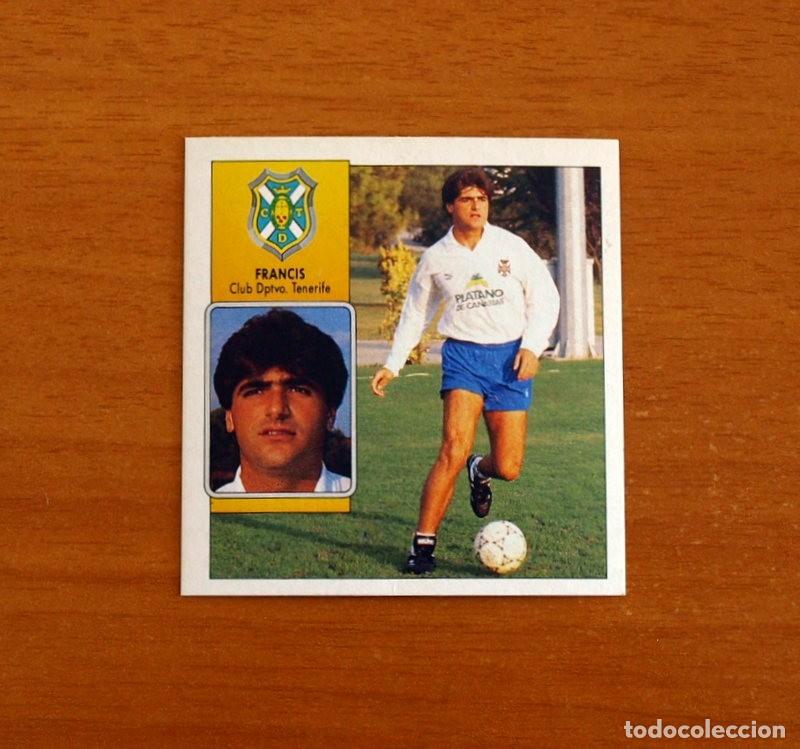 Cromos de f&uacute;tbol: Tenerife - Francis - BAJA - Ediciones Este Liga 1992-1993, 92-93 - Nunca pegado