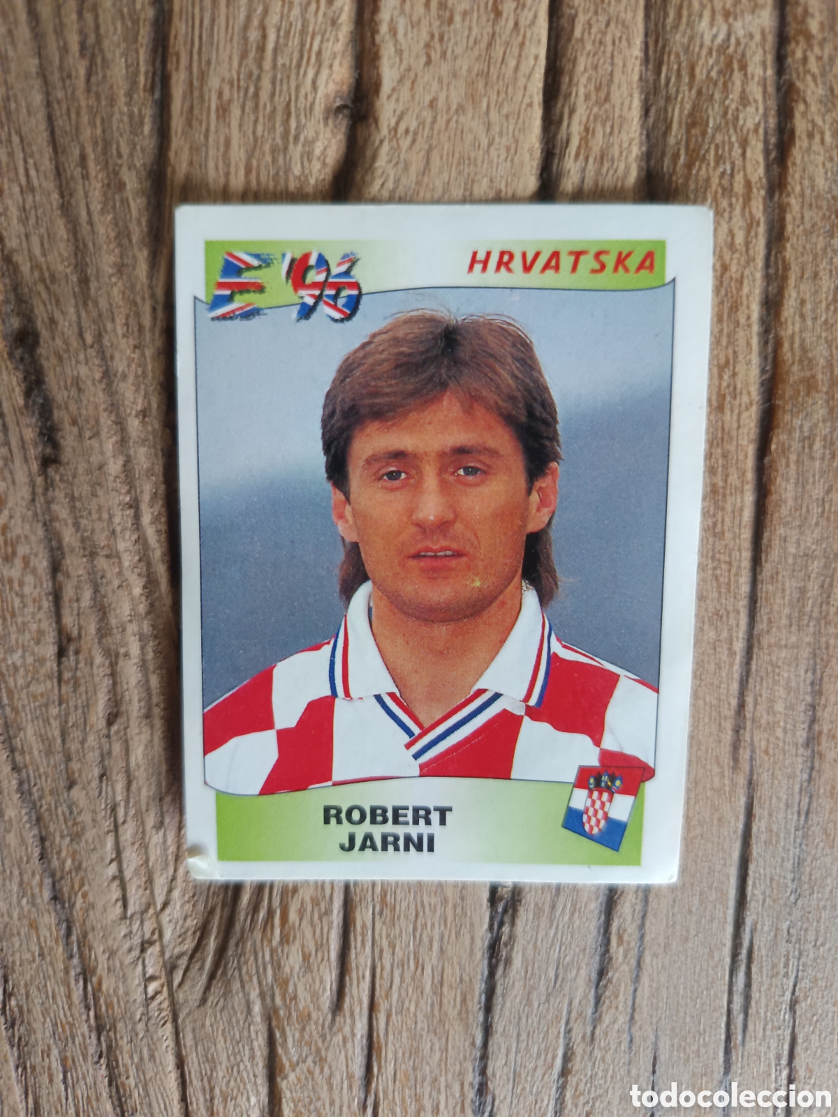 Cromos de f&uacute;tbol: Cromo sin pegar Panini Eurocopa 1996 Jarni Croacia numero 342