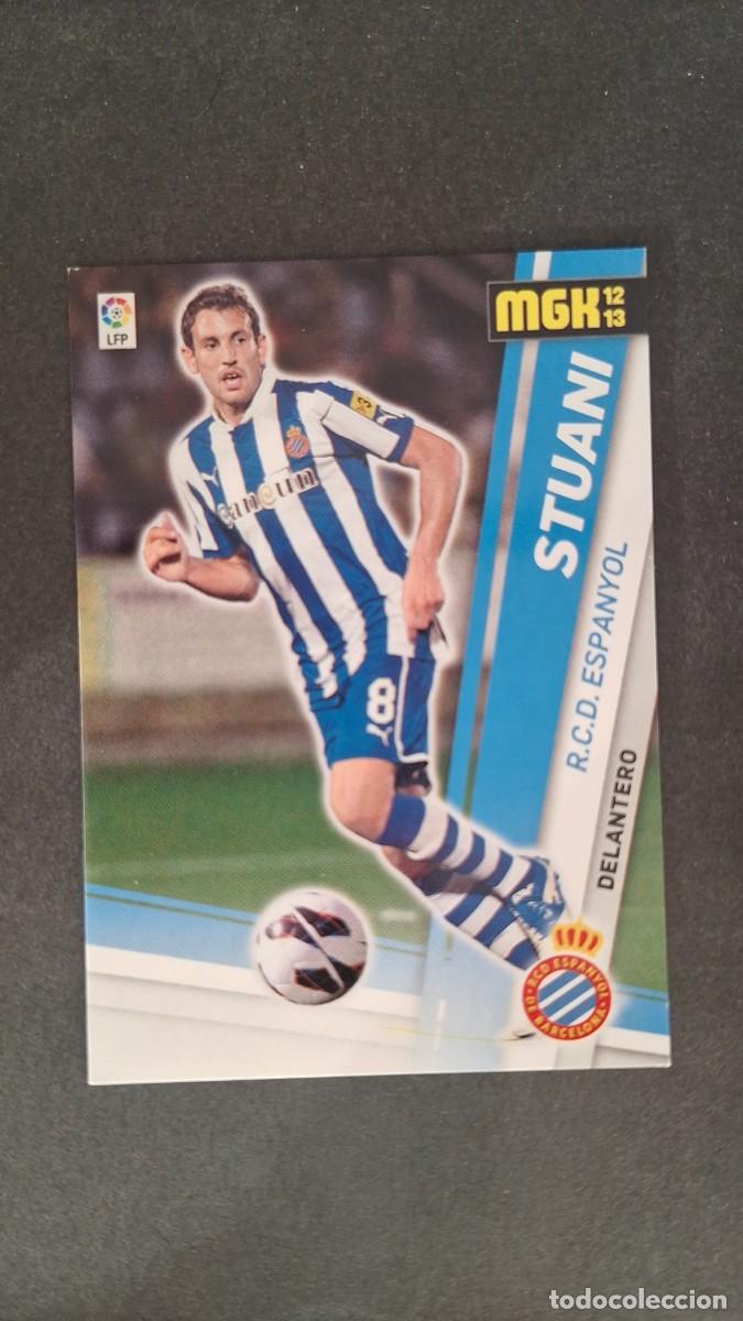 Cromos de f&uacute;tbol: L1 STUANI R. C. D. ESPA&Ntilde;OL NUEVA FICHA 125 BIS PANINI MEGACRACKS 2012 2013 12 13