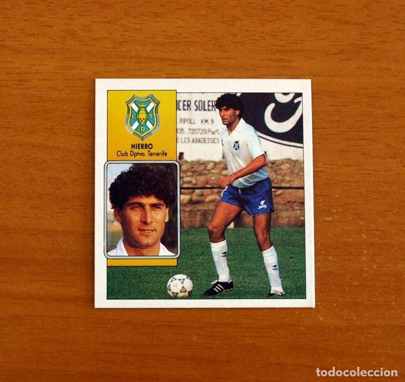Cromos de f&uacute;tbol: Tenerife - Hierro - Ediciones Este Liga 1992-1993, 92-93 - Nunca pegado