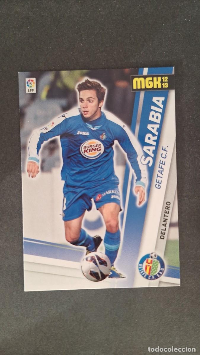 Cromos de f&uacute;tbol: L1 SARABIA GETAFE C. F. NUEVA FICHA 143 BIS PANINI MEGACRACKS 2012 2013 12 13