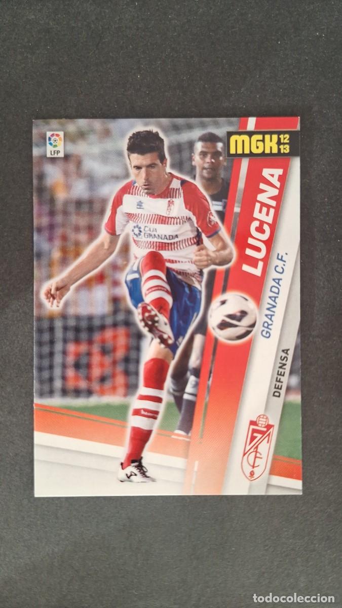 Cromos de f&uacute;tbol: L1 LUCENA GRANADA C. F. NUEVA FICHA 148 BIS PANINI MEGACRACKS 2012 2013 12 13