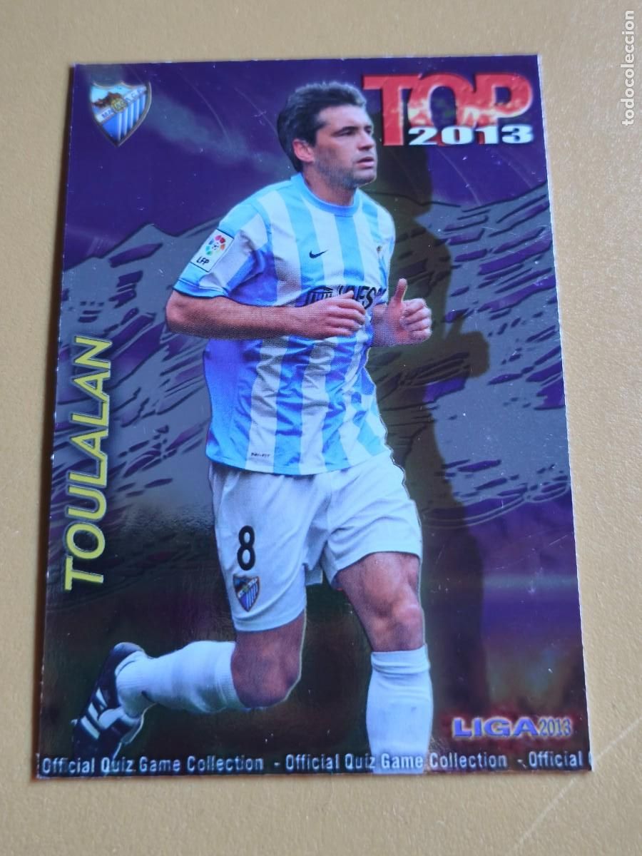 Cromos de f&uacute;tbol: toulalan, 2013 top mundicromo