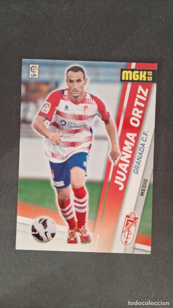 Cromos de f&uacute;tbol: L1 JUANMA ORTIZ GRANADA C. F. NUEVA FICHA 157 BIS PANINI MEGACRACKS 2012 2013 12 13