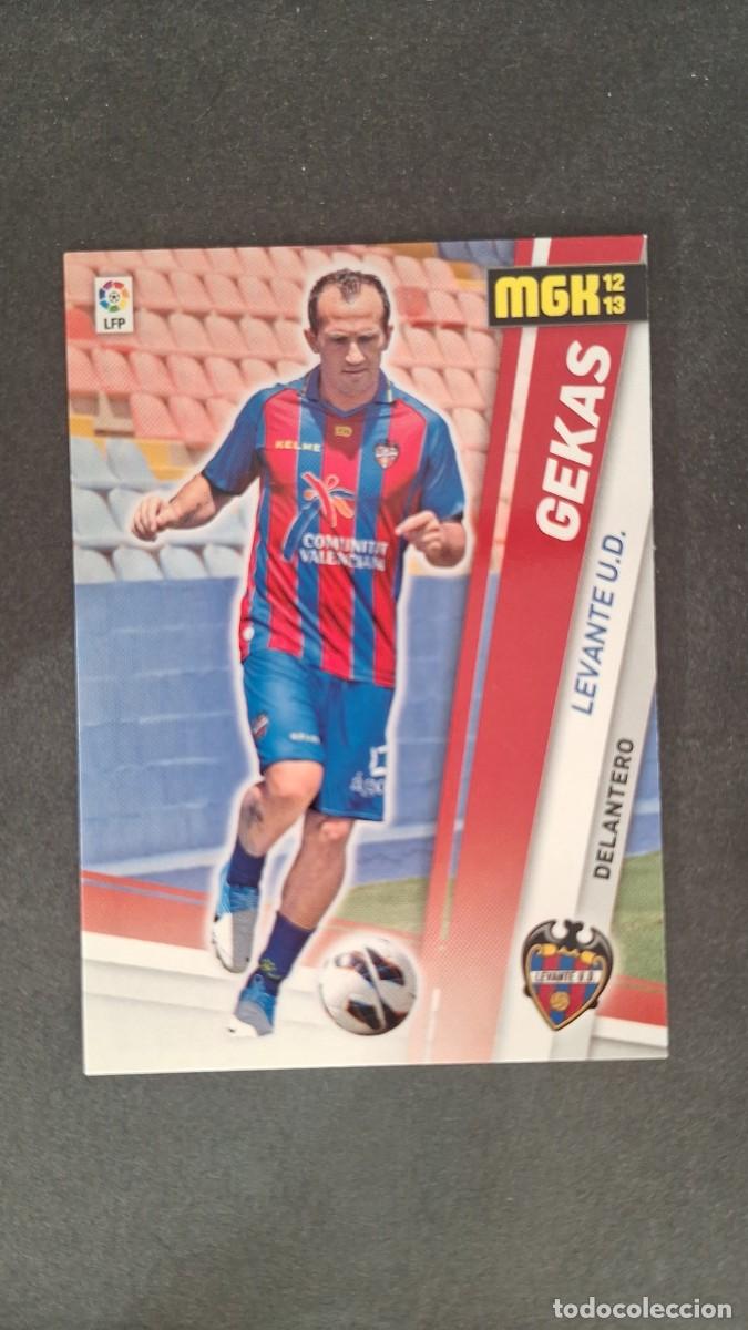 Cromos de f&uacute;tbol: L1 GEKAS LEVANTE U. D. NUEVA FICHA 180 BIS PANINI MEGACRACKS 2012 2013 12 13