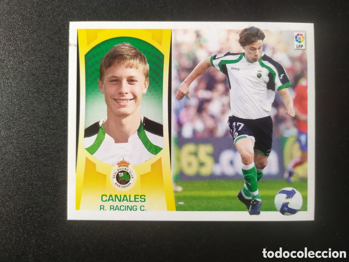 Cromos de f&uacute;tbol: Liga este 2009 2010 09 10 panini Canales n&deg; 8 B Racing Santander