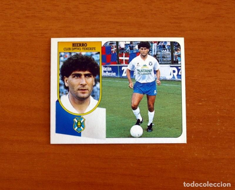 Cromos de f&uacute;tbol: Tenerife - Hierro - Ediciones Este Liga 1991-1992, 91-92 - Nunca pegado