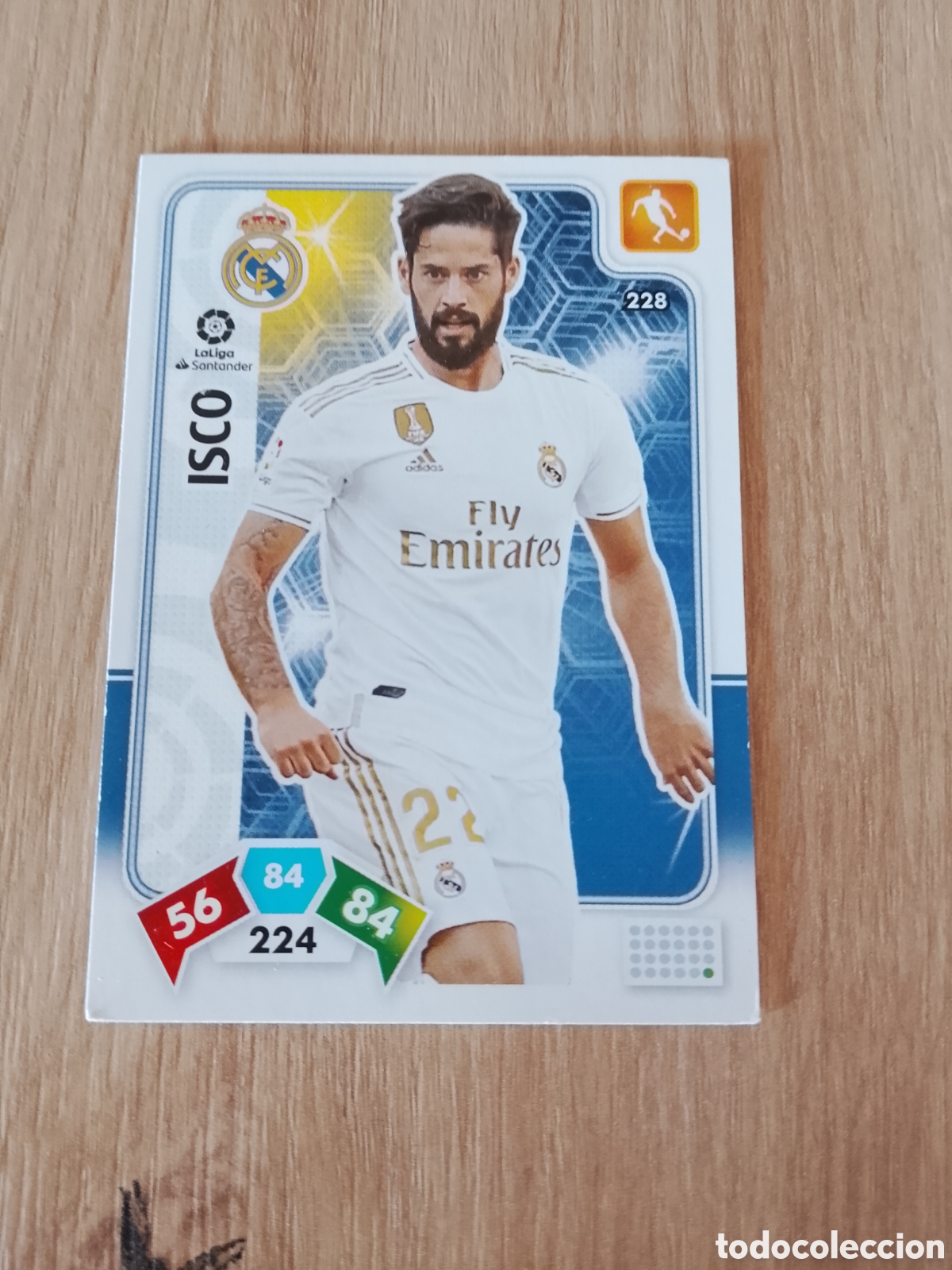Cromos de f&uacute;tbol: 228 ISCO REAL MADRID CROMO FUTBOL PANINI ADRENALYN 2019-2020 LIGA 19-20