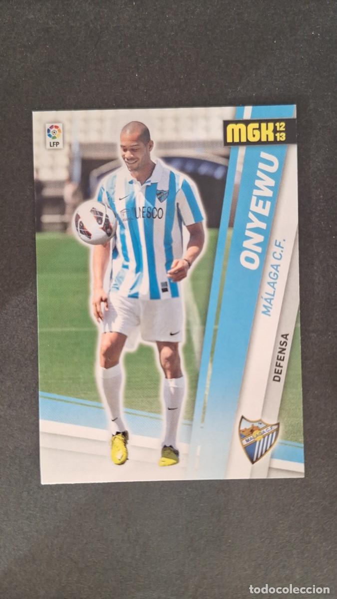 Figurine di Calcio: L1 ONYEWU MALAGA C. F. NUEVA FICHA 203 BIS PANINI MEGACRACKS 2012 2013 12 13