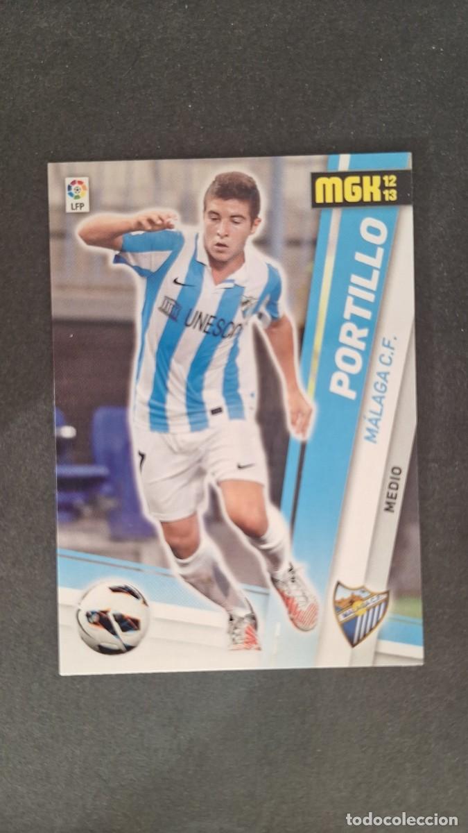Figurine di Calcio: L1 PORTILLO MALAGA C. F. NUEVA FICHA 208 BIS PANINI MEGACRACKS 2012 2013 12 13