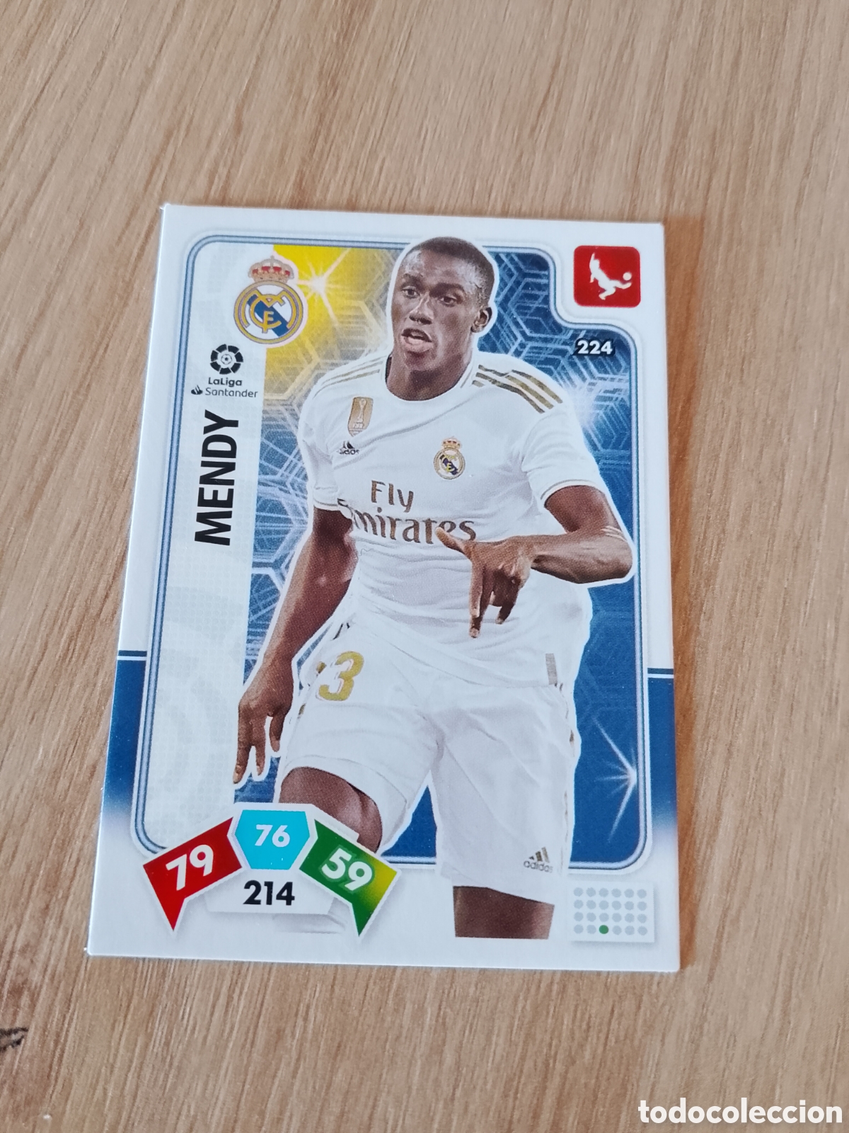 Figurine di Calcio: 224 MENDY REAL MADRID CROMO FUTBOL PANINI ADRENALYN 19-20 LIGA 19-20