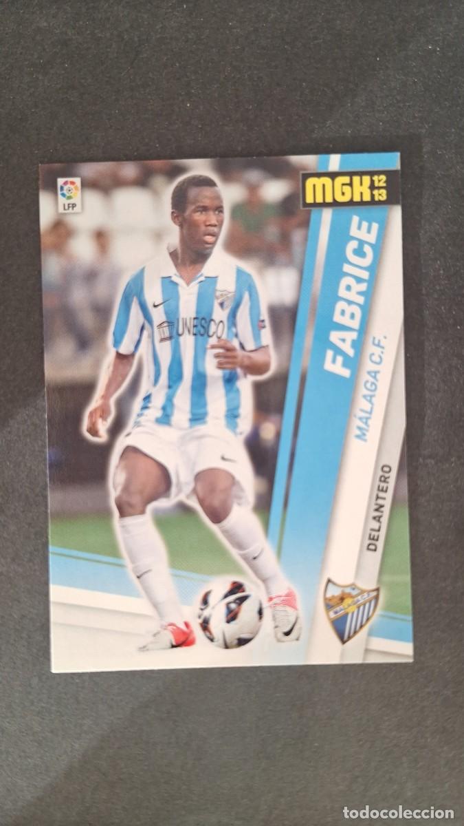 Figurine di Calcio: L1 FABRICE MALAGA C. F. NUEVA FICHA 214 BIS PANINI MEGACRACKS 2012 2013 12 13