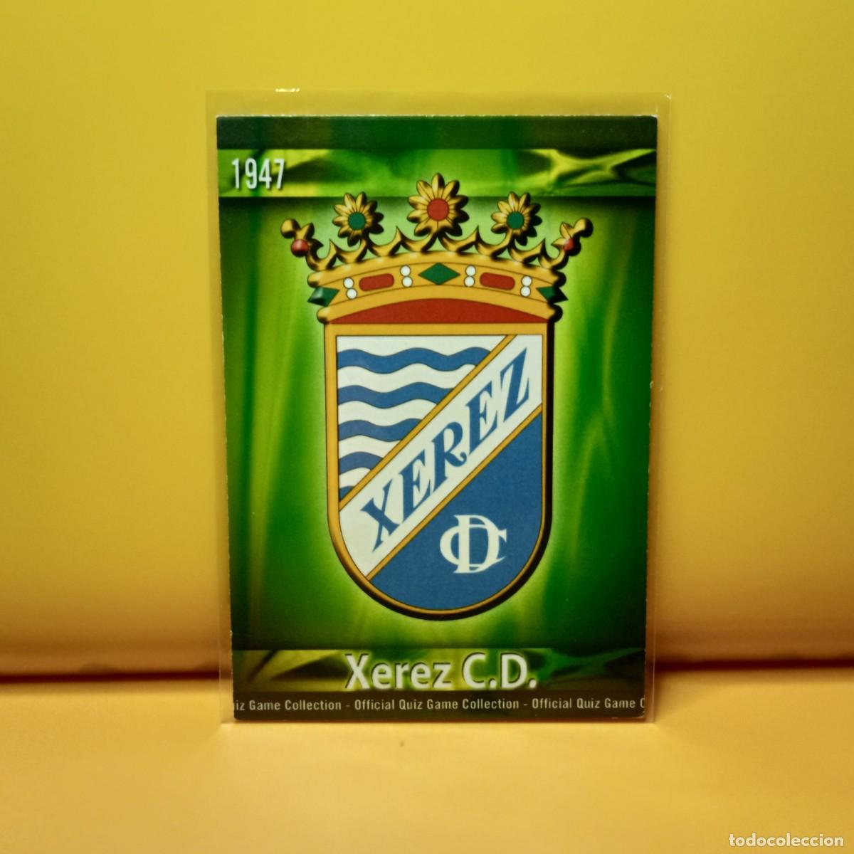 Cromos de f&uacute;tbol: MUNDICROMO 2009 2010 09 10 XEREZ C.D ESCUDO MATE 460