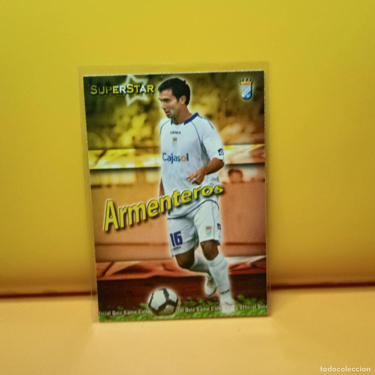 Football Stickers: MUNDICROMO 2009 2010 09 10 XEREZ C.D SUPERSTAR MATE ARMENTEROS 483