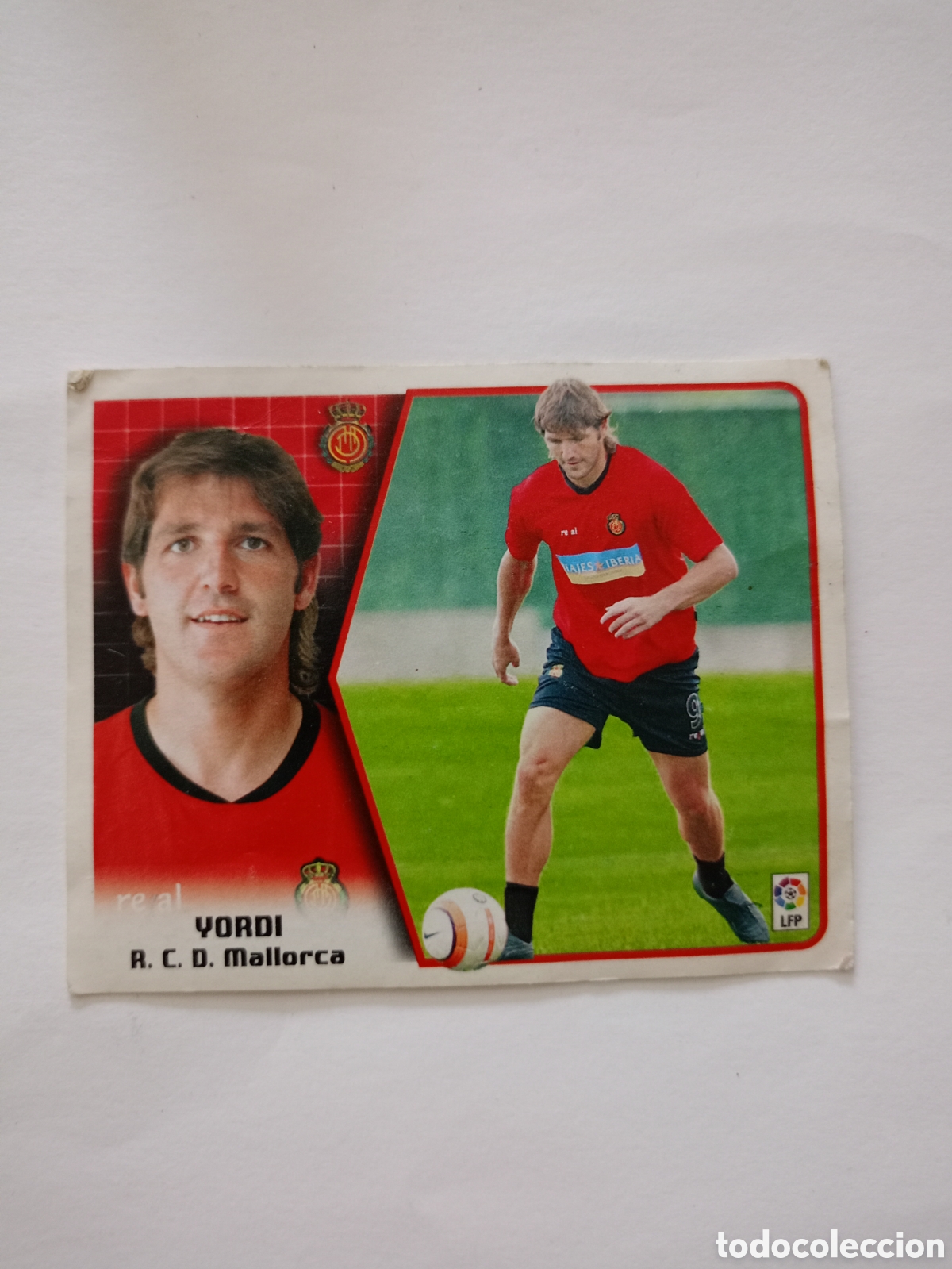 Cromos de f&uacute;tbol: F&Uacute;TBOL CROMO COLOCA YORDI RCD MALLORCA LIGA EDICIONES ESTE 2005 2006 NUNCA PEGADO
