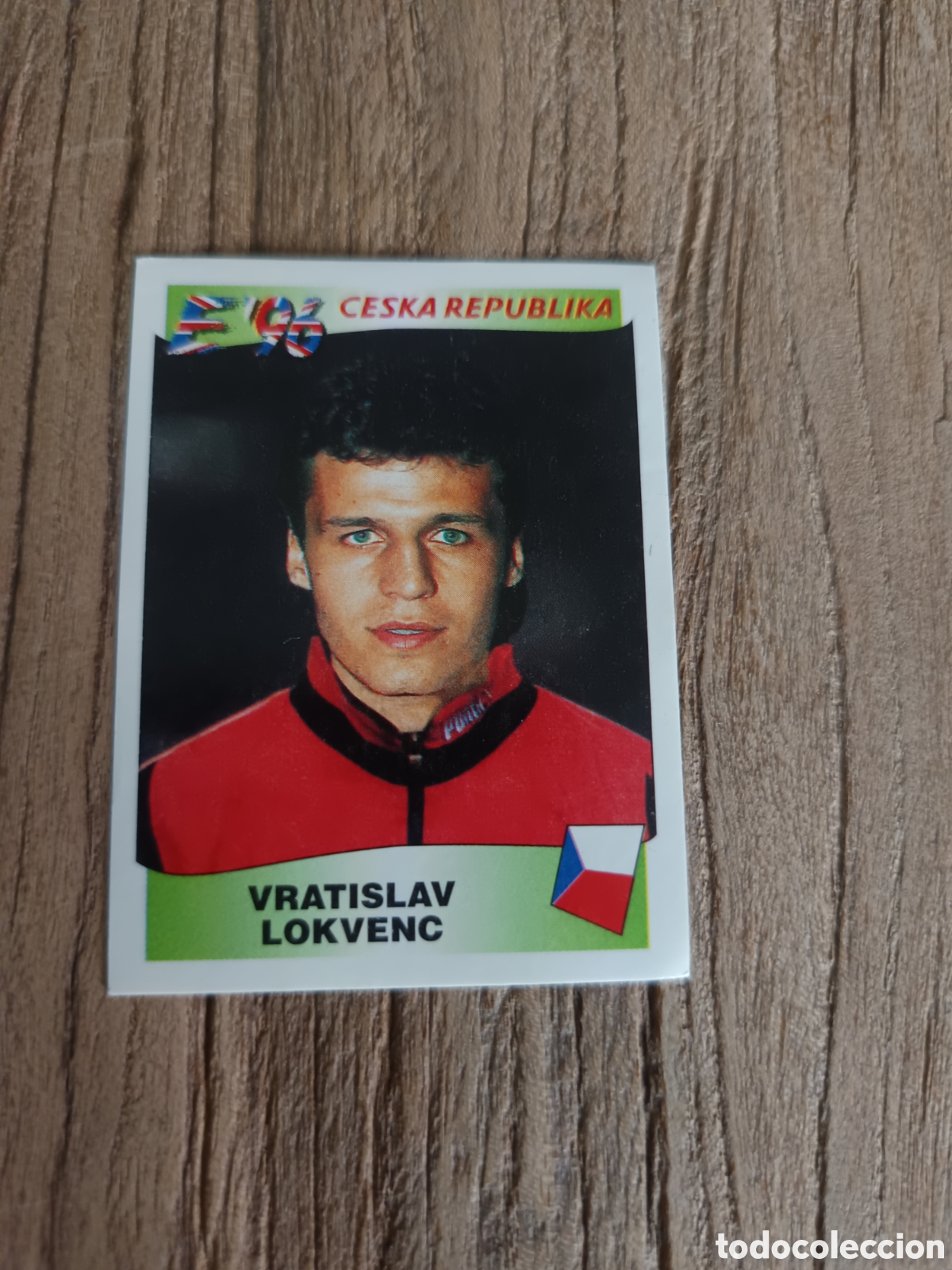 Football Stickers: Cromo sin pegar Panini Eurocopa 1996 Rep&uacute;blica Checa N&uacute;mero 232