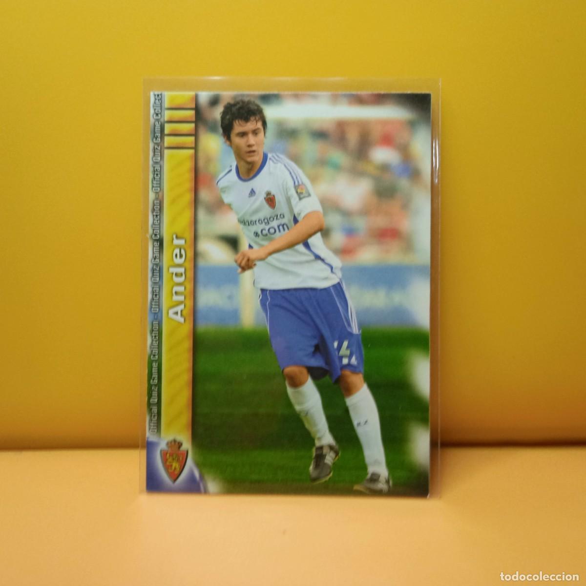 Cromos de f&uacute;tbol: MUNDICROMO 2009 2010 09 10 REAL ZARAGOZA ANDER 504