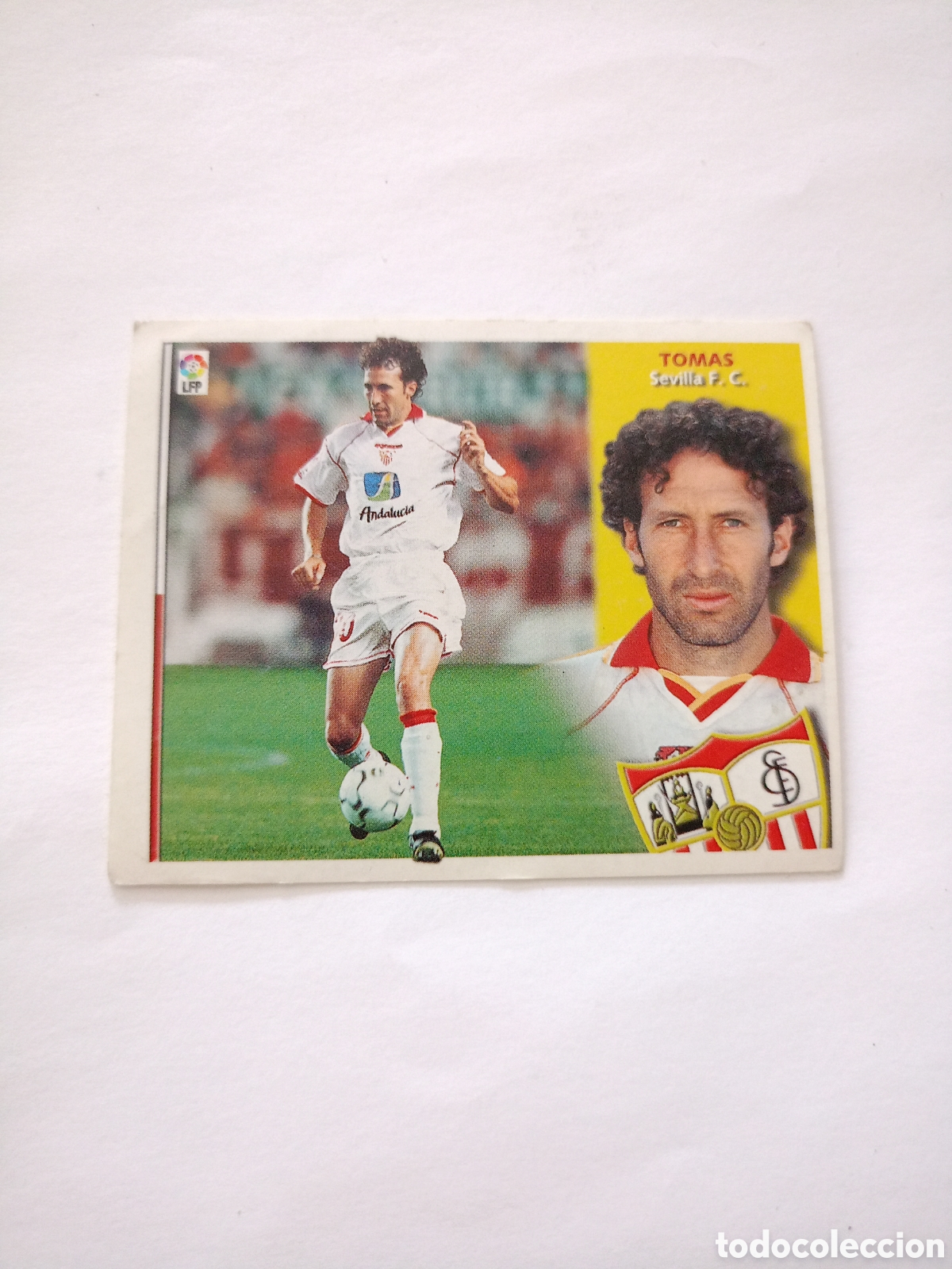 Cromos de f&uacute;tbol: ESTE 2002 2003 PANINI TOMAS (SEVILLA) - SIN PEGAR - CROMO FUTBOL LIGA 02 03