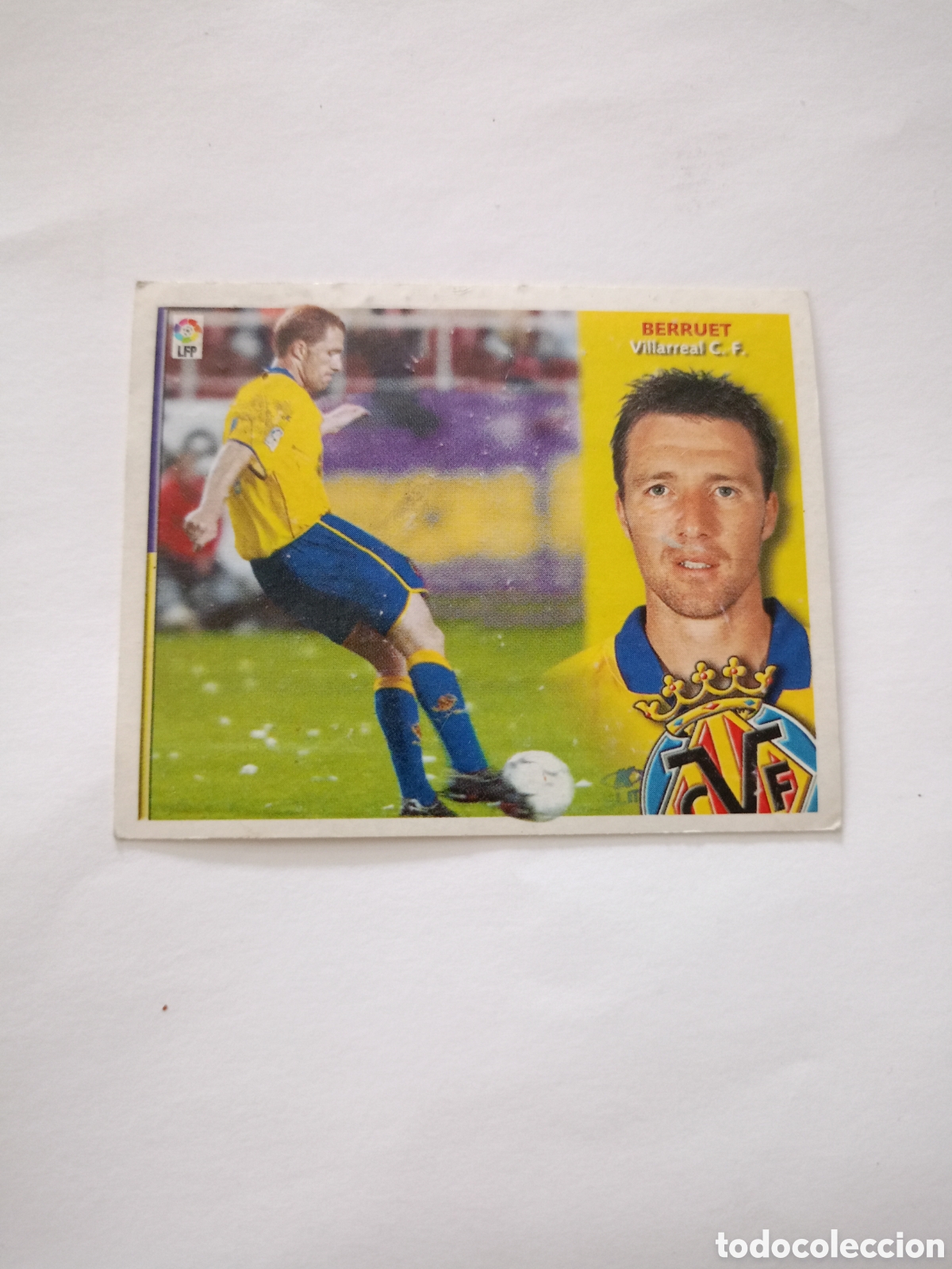 Cromos de f&uacute;tbol: Berruet Liga Este 2002-03 2002 2003 Villarreal