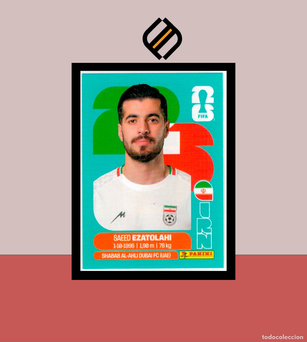 Cromos de f&uacute;tbol: PANINI FIFA CLUB WORLD CUP 2026 26 IRN 11 SAEED EZATOLAHI IR&Aacute;N STICKER MUNDIAL MEX CAN USA