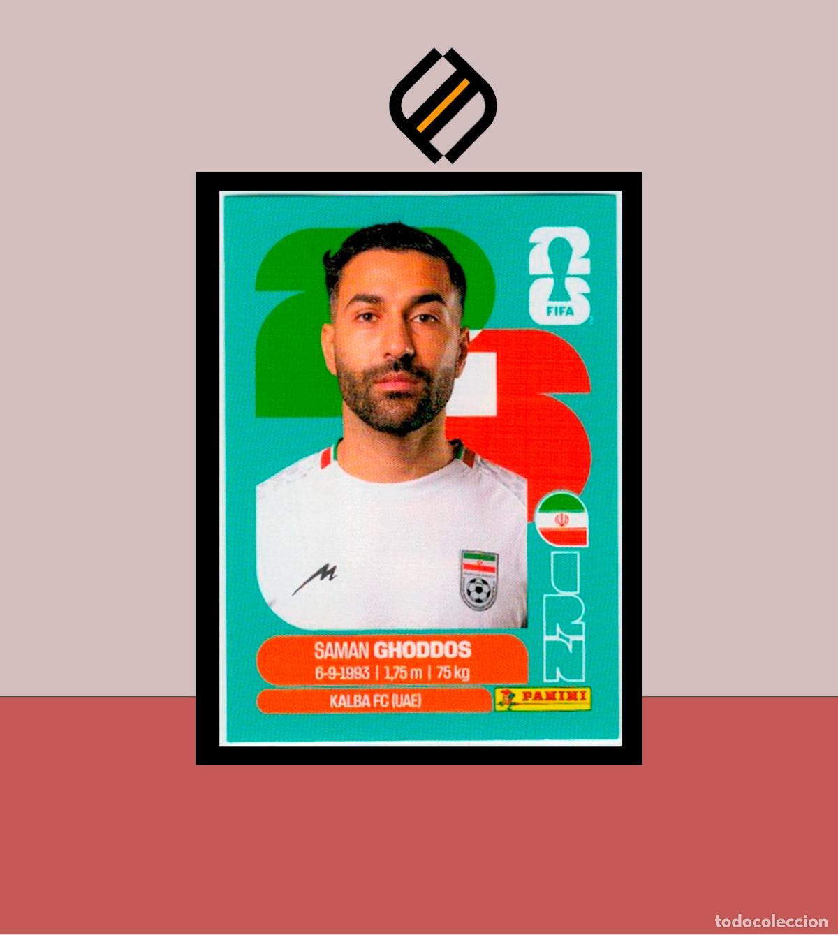 Cromos de f&uacute;tbol: PANINI FIFA CLUB WORLD CUP 2026 26 IRN 12 SAMAN GHODDOS IR&Aacute;N STICKER MUNDIAL MEX CAN USA