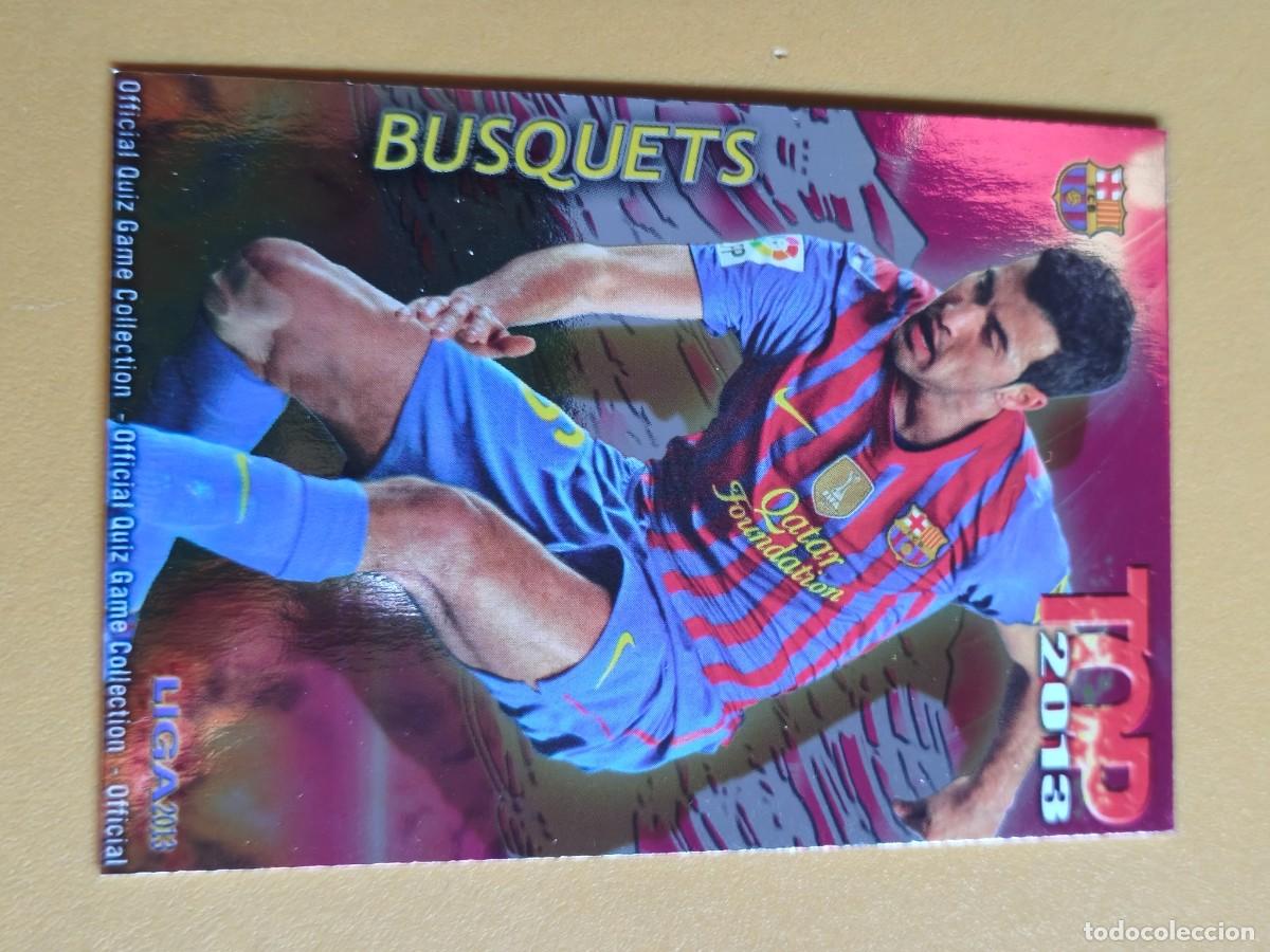 Fu&szlig;ball-Sticker: busquets, 2013 top mundicromo