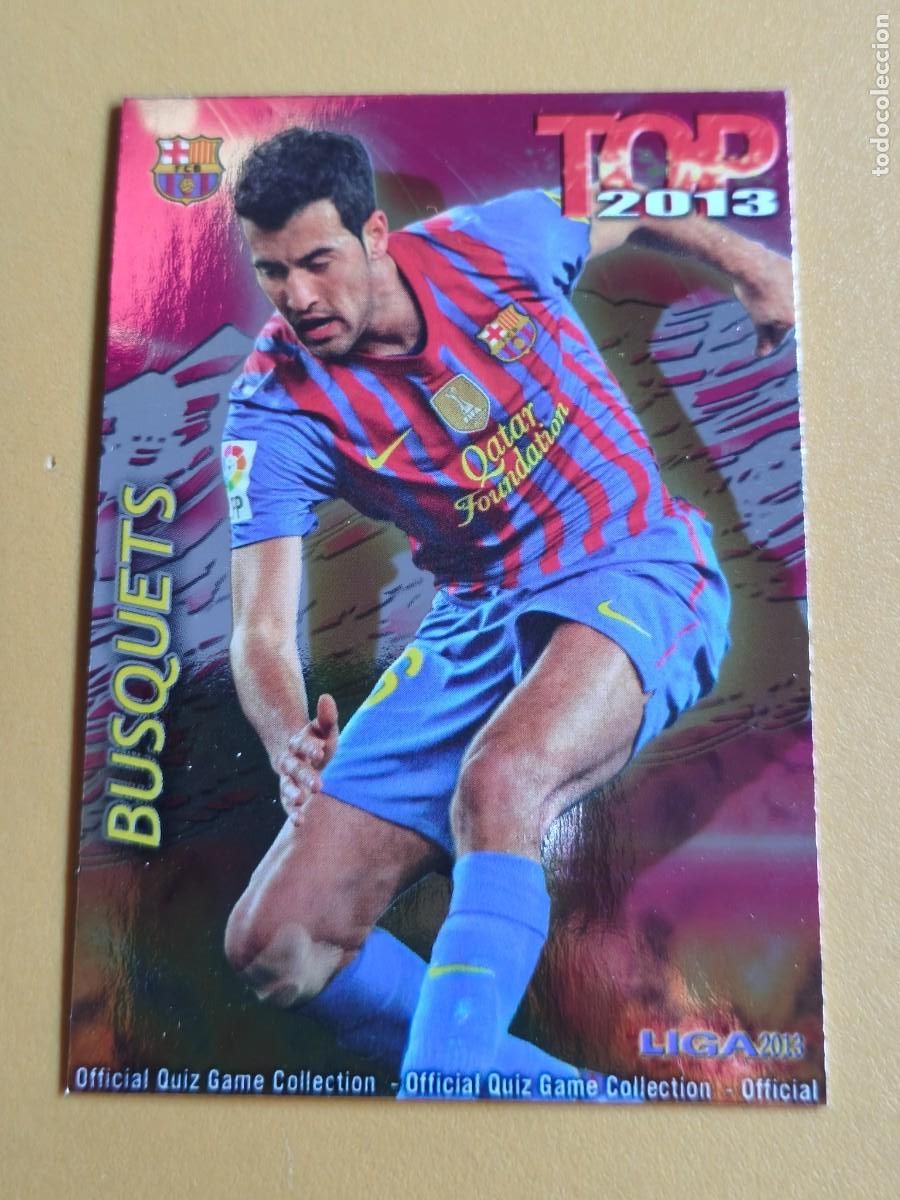 Football Stickers: busquets, 2013 top mundicromo