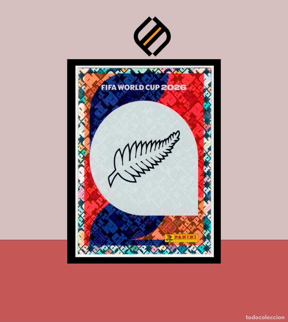 Cromos de Futebol: PANINI FIFA CLUB WORLD CUP 2026 26 NZL 1 ESCUDO NUEVA ZELANDA STICKER MUNDIAL MEX CAN USA