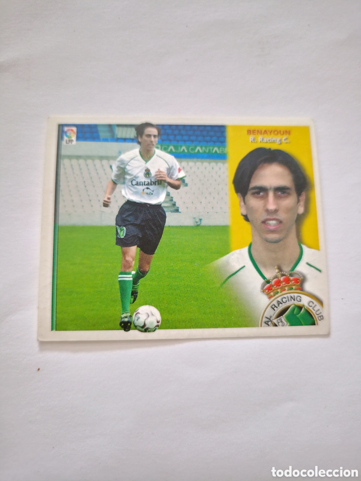 Figurine di Calcio: EDICIONES ESTE 2002-2003 BENAYOUN (RACING SANTANDER) LIGA 02-03 CROMOS