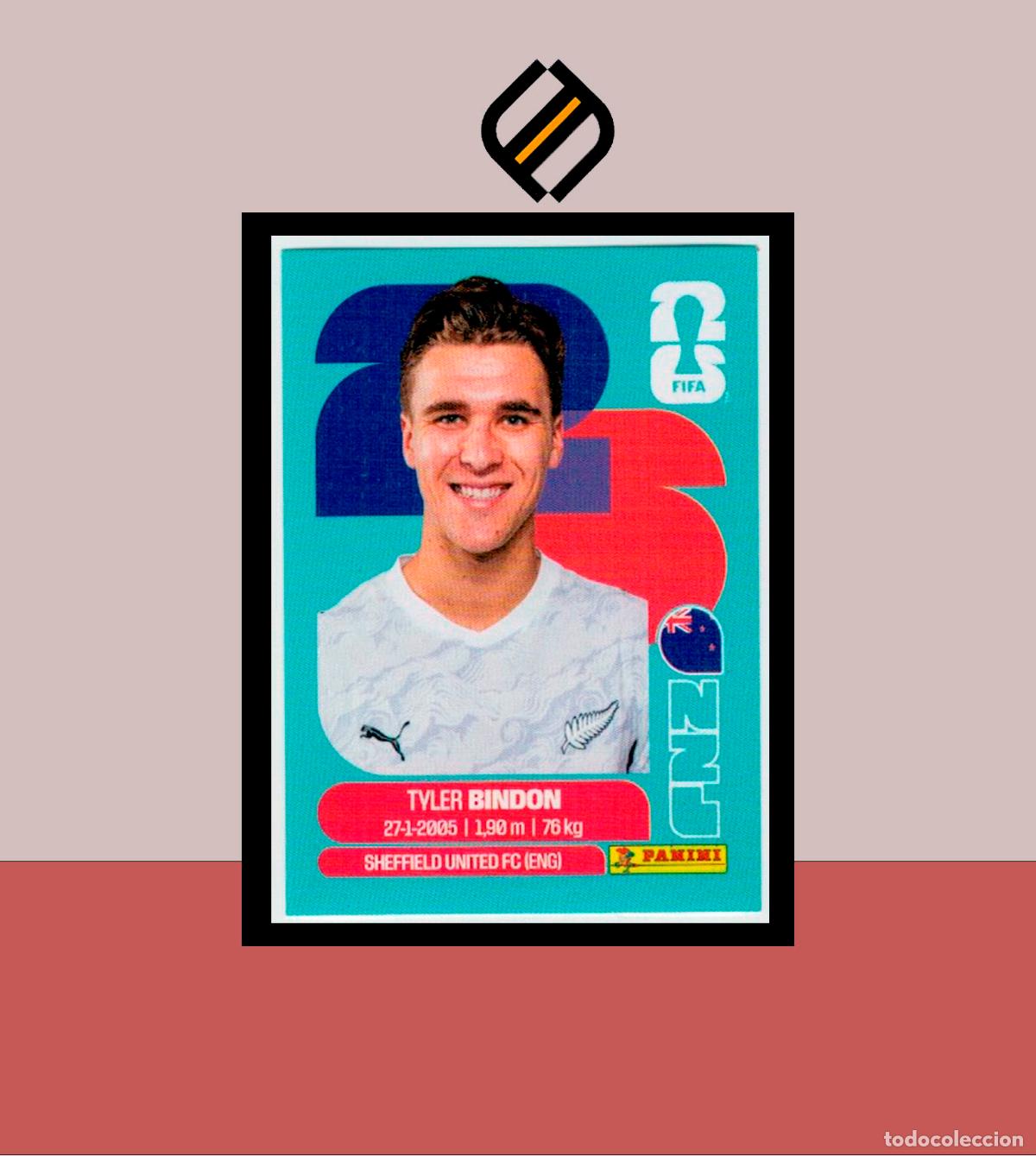 Figurine di Calcio: PANINI FIFA CLUB WORLD CUP 2026 26 NZL 7 TYLER BINDON NUEVA ZELANDA STICKER MUNDIAL MEX CAN USA