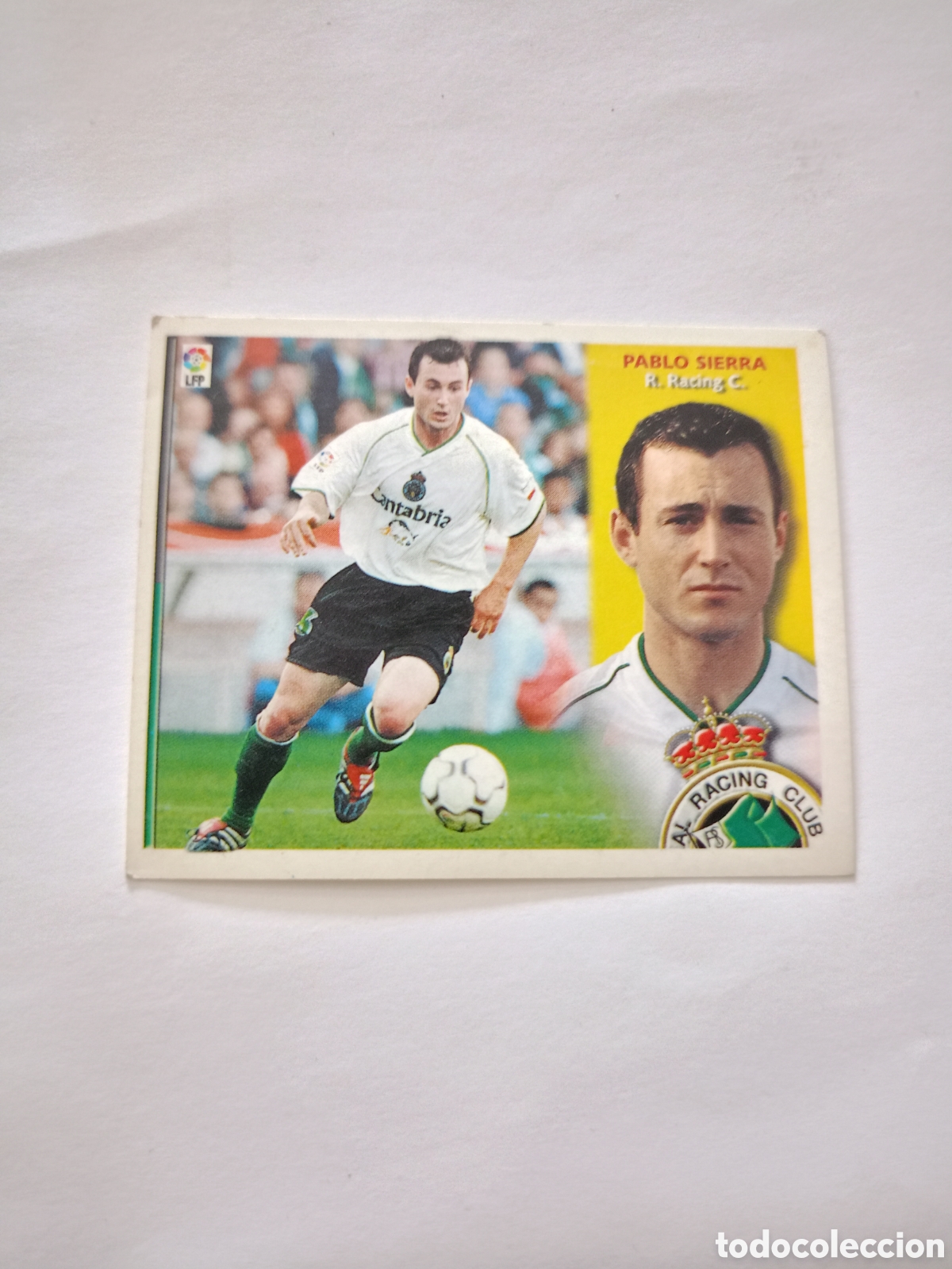 Figurine di Calcio: PABLO SIERRA / RACING / LIGA ESTE 2002-2003 02-03 / COLECCIONES ESTE / NUNCA PEGADO