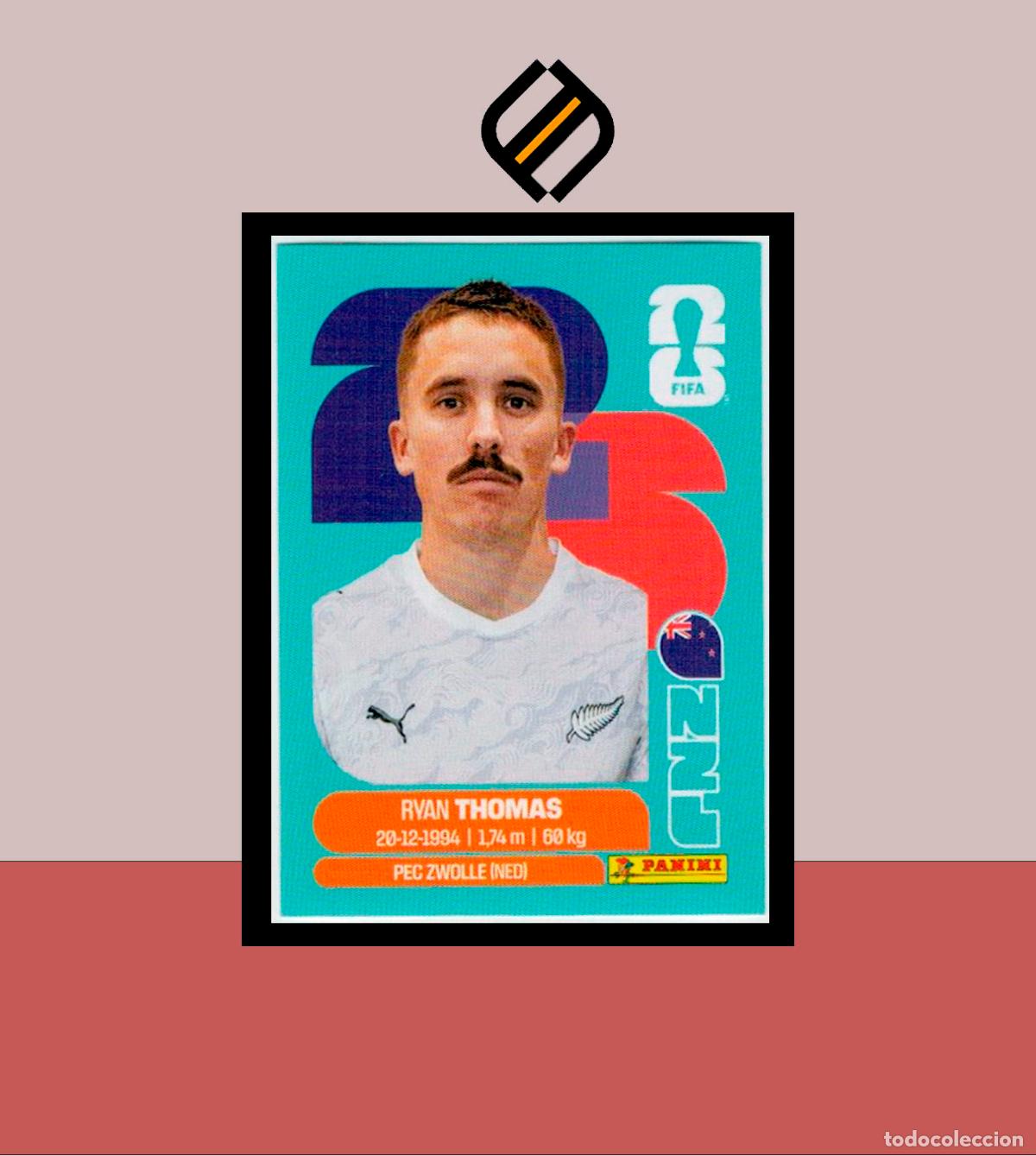 Figurine di Calcio: PANINI FIFA CLUB WORLD CUP 2026 26 NZL 12 RYAN THOMAS NUEVA ZELANDA STICKER MUNDIAL MEX CAN USA