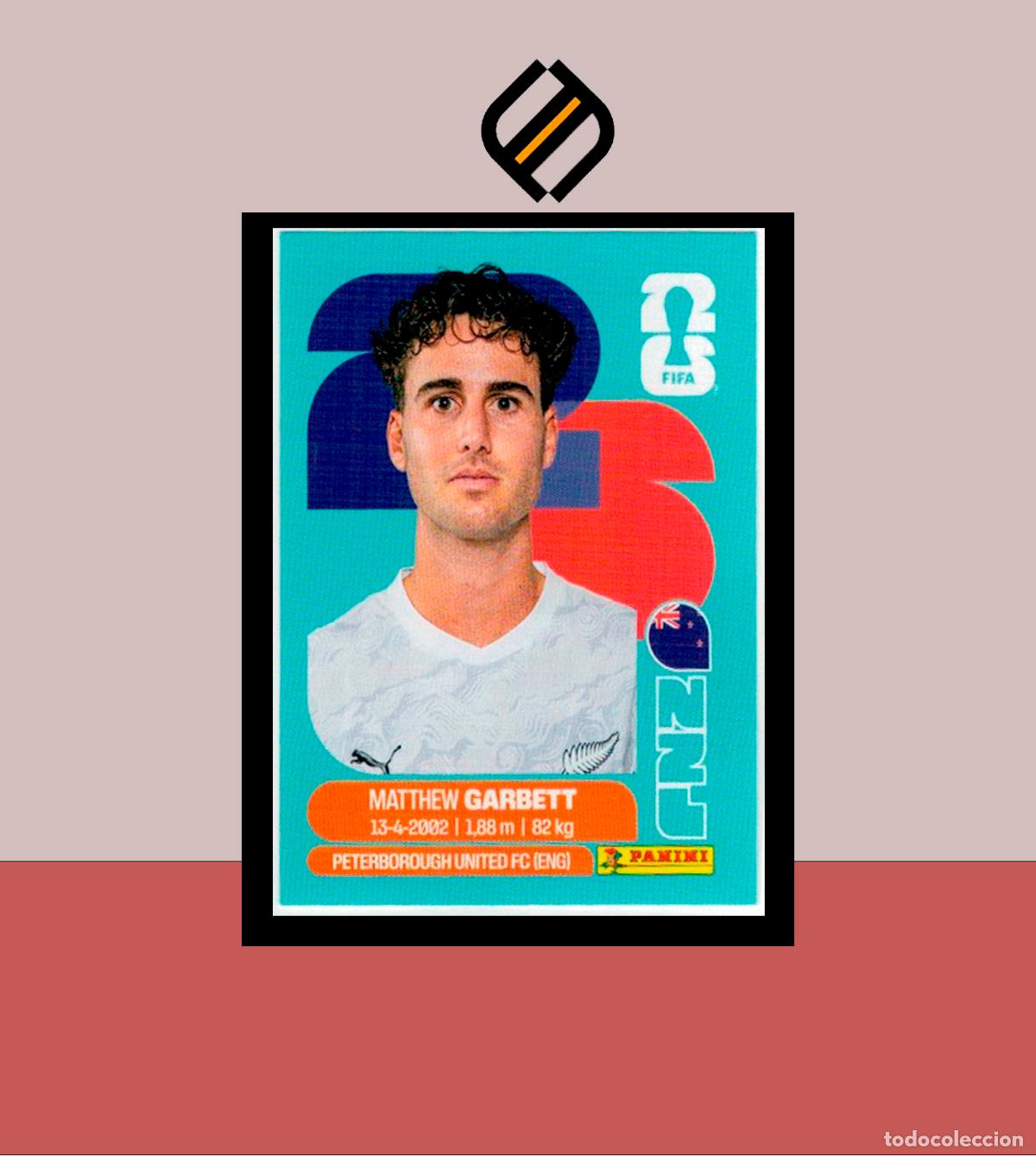 Figurine di Calcio: PANINI FIFA CLUB WORLD CUP 2026 26 NZL 14 MATTHEW GARBETT NUEVA ZELANDA STICKER MUNDIAL MEX CAN USA