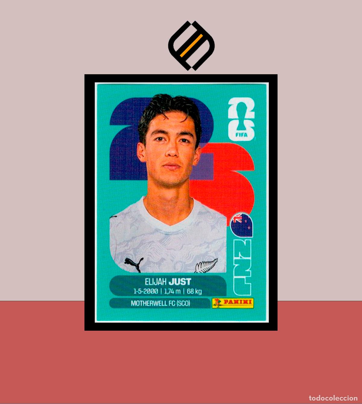 Figurine di Calcio: PANINI FIFA CLUB WORLD CUP 2026 26 NZL 18 ELIJAH JUST NUEVA ZELANDA STICKER MUNDIAL MEX CAN USA
