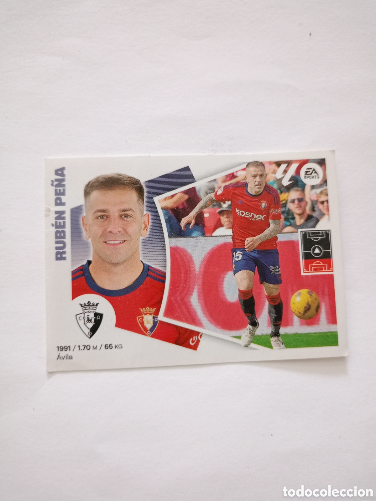 Cromos de f&uacute;tbol: 6 RUBEN PE&Ntilde;A OSASUNA ⚽ PANINI LIGA ESTE 24 25 2024 2025