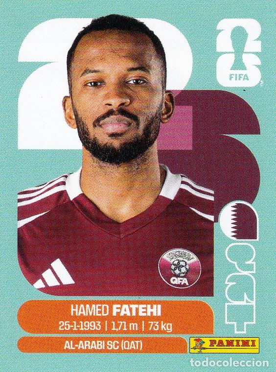 Cromos de f&uacute;tbol: FIFA WORLD CUP 2026 * FATEHI N&ordm; 12 * DE QATAR - NUEVO DE SOBRE (A-18)