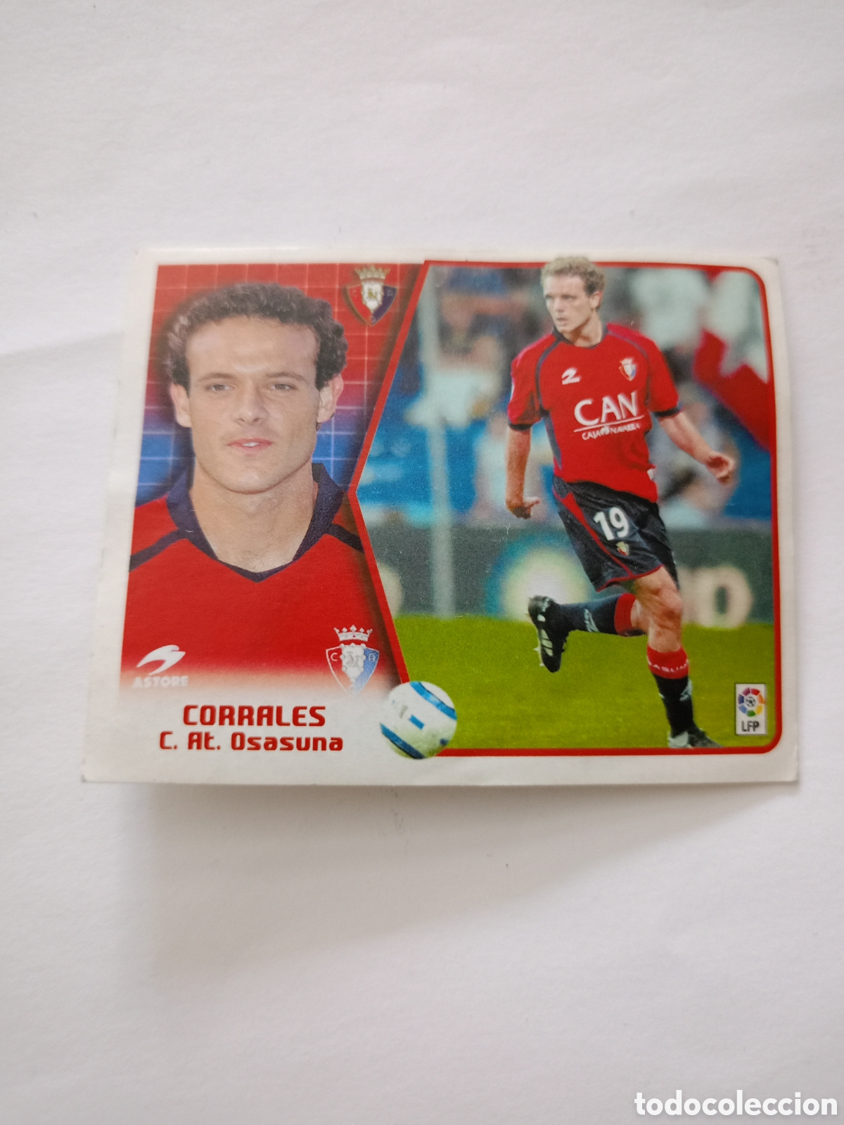 Cromos de f&uacute;tbol: F&Uacute;TBOL CROMO CORRALES CA OSASUNA LIGA EDICIONES ESTE 2005 2006 NUNCA PEGADO