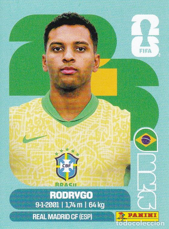 Cromos de f&uacute;tbol: FIFA WORLD CUP 2026 * RODRYGO N&ordm; 15 * DE BRASIL - NUEVO DE SOBRE (A-18)