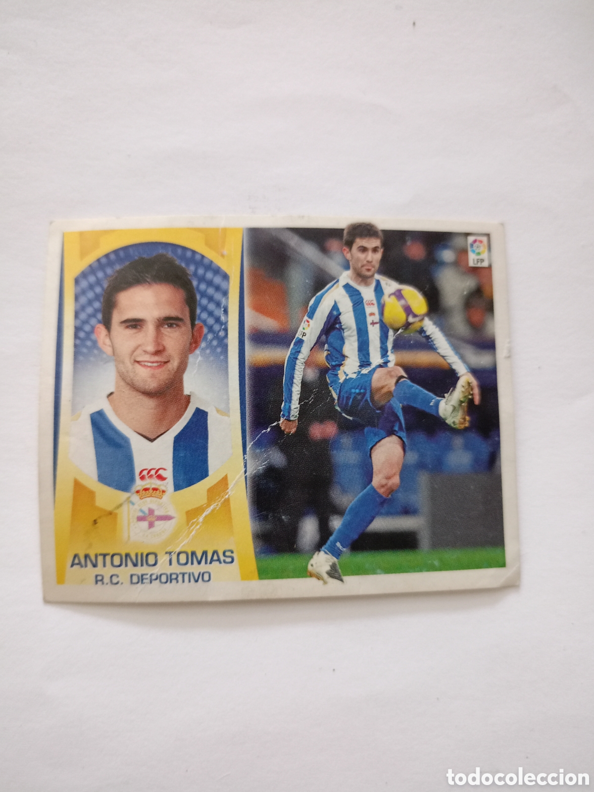 Cromos de f&uacute;tbol: ESTE 2009 2010 PANINI N&ordm; 13 B ANTONIO TOMAS (DEPORTIVO CORU&Ntilde;A) - SIN PEGAR - CROMO FUTBOL LIGA 09 10