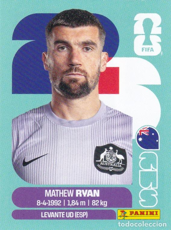 Cromos de f&uacute;tbol: FIFA WORLD CUP 2026 * RYAN N&ordm; 2 * DE AUSTRALIA - NUEVO DE SOBRE (A-18)