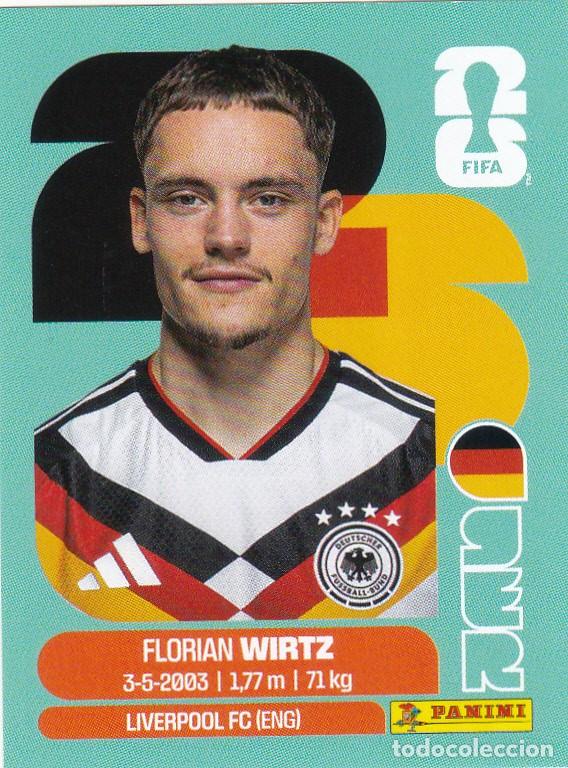 Cromos de f&uacute;tbol: FIFA WORLD CUP 2026 * WIRTZ N&ordm; 11 * DE ALEMANIA - NUEVO DE SOBRE (A-18)