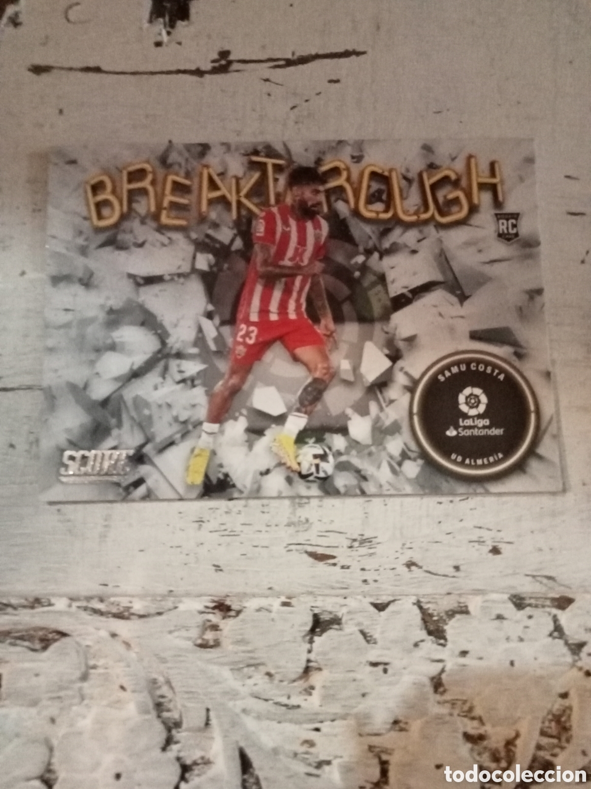 Cartes &agrave; collectionner de Football: cromo score 1 Samu Costa